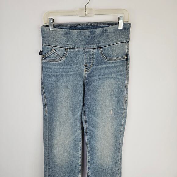 Rock & Republic Jeans Size 6 Blue Denim RX Fever Pull Up Light Wash Straight Leg - Picture 6 of 11